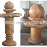 Marble Stone Ball With Water Fountain Bases Decorative for Garden thumbnail-6
