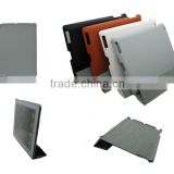 For ipad4 case smart,companion smart cover crystal Gray pc hard case