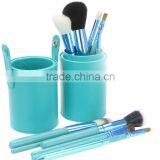 New 12pcs 12 Professional Makeup Brush Set Cosmetic Brush Kit Makeup Tool With Cup Leather Holder Case thumbnail-4