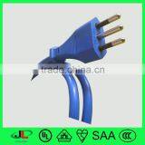 3 Pin Round Electric Plug With Connector, Italy Standard Plug thumbnail-2