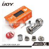 Huge chimney for maximum vapor IJOY limitless XL sub ohm/RTA Tank