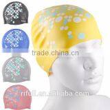 FDA Silicone Kids Swimming Hats for Promotion