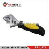 RIGHTTOOLS RT-J274 Professional Quality Adjustable Wrench