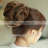 Chignon Hair Pieces Bun Cheap Synthetic Curly Extension thumbnail-1