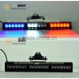 12V Red Blue Led Strobe Light Bar,dash Interior Warning Flashing Light