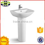 ceramic sanitary bathroom pedestal fancy wash basin