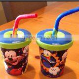 Children Silicone Cup Lid With Straw & Baby Silicone Sippy Cup Lids thumbnail-3