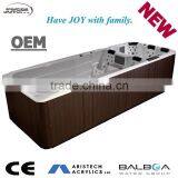 CE Certification Hydro Sex Massage Hot Tubs & Spas(Factory) Endless Combo Swimming Spa thumbnail-1