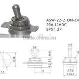 ASW-22-2 12VDC SPST 2P Toggle Switch for Automotive thumbnail-4