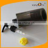 350ml Transparent Grey Cylindrical Lotion Pump Bottle thumbnail-6