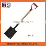 D Grip Handle Flat Head Industrial Shovel thumbnail-1