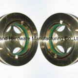 BSP 1/2 ROUND OIL LEVEL SIGHT GLASSES CIRCULAR BRASS SIGHT GLASS thumbnail-5