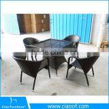 Factory Best Price Top Sale Stylish 4Pcs Outdoor Rattan Furniture Sets thumbnail-3