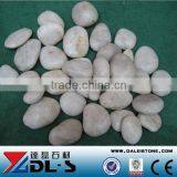 Natural White Cobble Pebble Stone Polished A Grade Outside Garden Pavingstone, Landscape Paving thumbnail-1