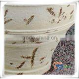 Popular Fiberglass Oval Shaped Rustic Garden Pots thumbnail-2