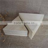Triangle Natural Cheap Wooden Christmas Gift Box thumbnail-5