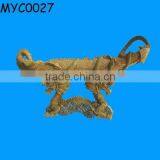 Resin Chinese Dragon With Sword Statue thumbnail-1