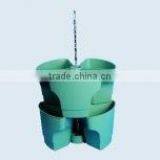 Plastic Hanging Pots, Stackable/hangable Flower Pot for Vertical Garden thumbnail-4