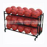 S6243 Steel Double 3 Tier Basketball Storage Rack thumbnail-2