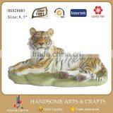 9.5 Inch Handmade Quanzhou Crafts Resin Tiger Statue thumbnail-1