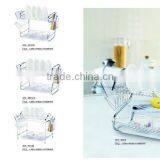 2016 Two Tiers Iron and Chrome Plated Dish Drainer thumbnail-2