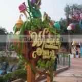 Large Logo Fiberglass Sign Board for Zoo or Theme Park thumbnail-6