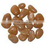 Polished Yellow Pebble Stone thumbnail-1