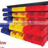 30 PCS Wall Mount Plastic Bin Warehouse Stackable Plastic Bin Rack (202711) thumbnail-1