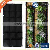 Garden Vertical Planter Multi Pocket Wall Mount Living Growing Bag Felt Indoor/Outdoor Pot (12-Pocket (3x4)) thumbnail-4