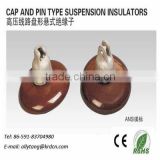 cap and pin type suspension insulator for high voltage