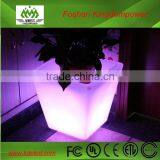 Outdoor Furniture Illuminated Led Plastic Cordless Planter thumbnail-1