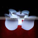 High Quality LED Plastic Dining Table and Chair With Remote Control thumbnail-5