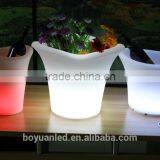 RGB Color Changing Illuminated Plastic Ice Bucket Led Lighting Flower Pots thumbnail-1