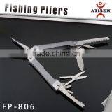 Wholesale 420 Stainless Steel Multifunctional Fishing Pliers Folding Scissor Outdoor Tools thumbnail-1