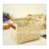 ZAKKA Cotton Waterproof Girl Desktop Clutter Storage Basket Arrangement Basket Snack Basket Storage Box thumbnail-2