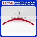 10PACK Candy Colour Plastic Velvet Flocking Clothes Hanger for Famale thumbnail-2