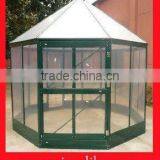 2011new style---octagon greenhouse with louver