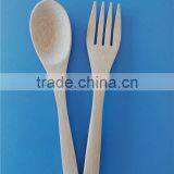 2017 Bamboo Cultery and Chopsticks With Fabric Bag