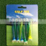 Custom Logo Colorful Plastic Golf Tee With Packaging thumbnail-1