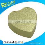 Newest Heart Shaped Zinc Alloy Gold Plating Jewelry Gift Box With Laser Logo thumbnail-6
