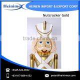 Decorative Nutcracker Gold Statue - Perfect Gift Option thumbnail-5