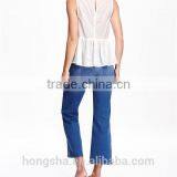 2016 Fashion Embroidered Peplum Top for Women HST8060 thumbnail-3