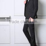 Autumn and Winter Men's Striped British Leisure Slim Fashion Business 3 Piece Suit thumbnail-3