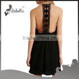 T Back Dress Singlet Dress Black Slip Dress thumbnail-2