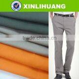 2016 Fashion Trousers Fabric 100% Cotton Twill Fabric Solid Dyed for Making Pants thumbnail-1