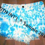 Ladies Tie Die Denim Shorts thumbnail-6