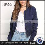 MGOO 2017 New Designs Bomber Jackets Custom Long Sleeves Zip Up Girls Fancy Jacket Winter Tops Brand thumbnail-1