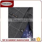 2017 Made In China Vintage Trendy Checked Suit Jacket Blazer Men Suit thumbnail-2
