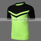 Summer Style Mens Athletic Sport T Shirt Short Sleeve Slim Fit Polyester Shirt thumbnail-4