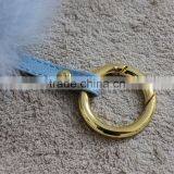 Myfur Fashion Dyed 100% Real Fox Fur Pom Pom Keychain for Bag Accessories thumbnail-2